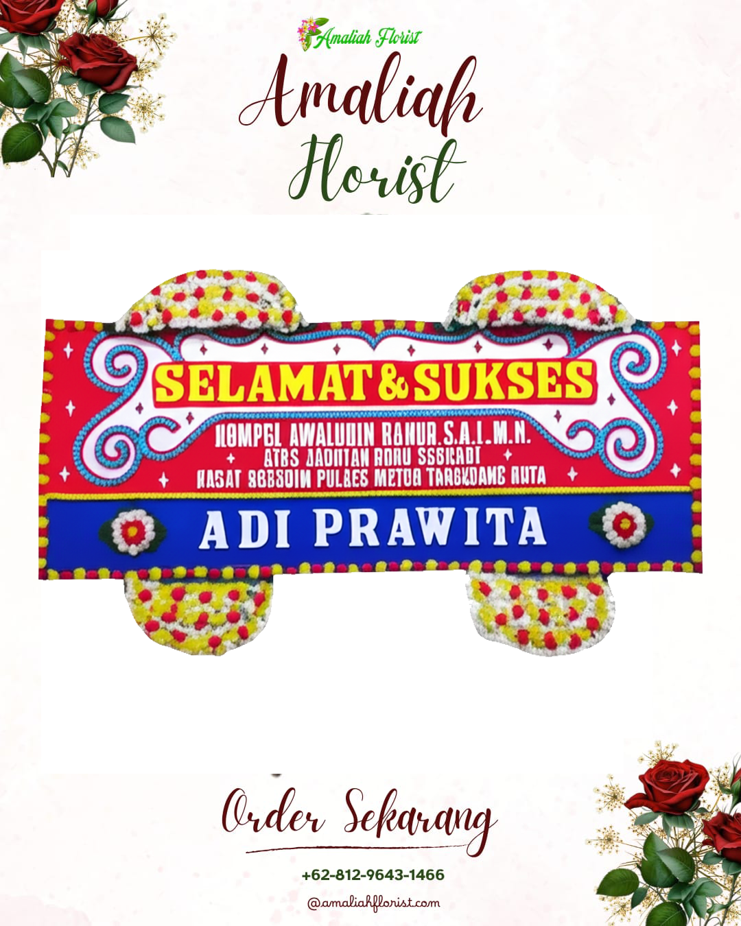 Papan Bunga Ucapan Selamat Magetan