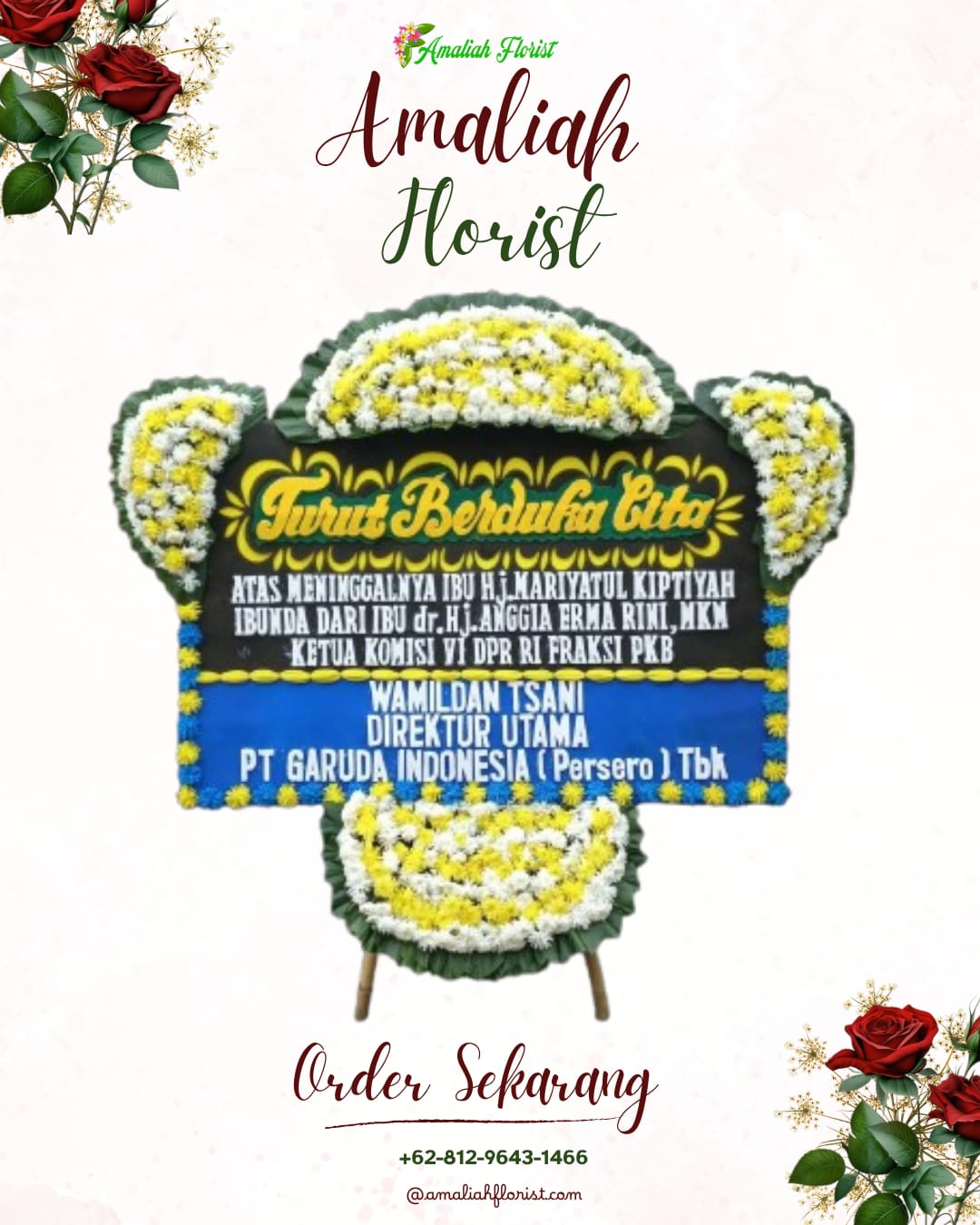 Papan Bunga Duka Magetan